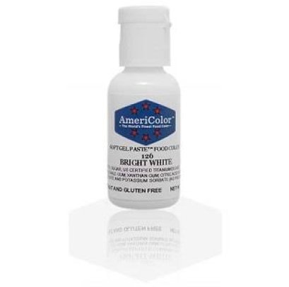Americolor Soft Gel Paste Food Color 0.75oz : BRIGHT WHITE
