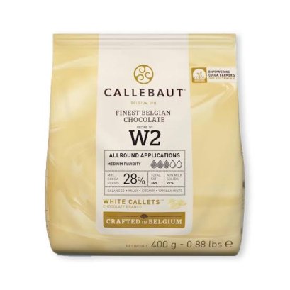 CALLEBAUT 28%- Finest Belgian White Chocolate N W2