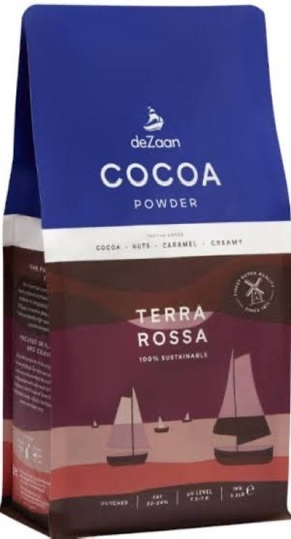 deZann Terra Rosa (22-24% fat) Cocoa powder - ผงโกโก้