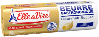 Elle&Vire Unsalted Gourmet Butter Roll  500g - เนยจืด