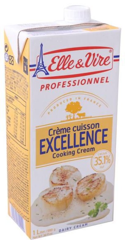 Elle&Vire Cooking Cream 35% FAT 1 Liter - คุ้กกิ้งครีม