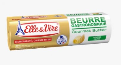 Elle&Vire Salted Gourmet Butter Roll 500g -เนยเค็ม