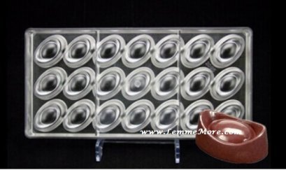 พิมพ์ช็อคโกแลต Polycarbonate รูป ทองคำก้อน (2095)