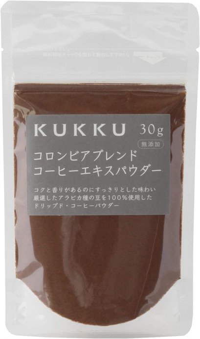 KUKKU Columbia Blend Coffee Extract Powder 30g Additive-Free Coffee Powder