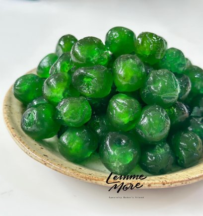 เชอรี่เขียวเชื่อม - Glacé Green Cherries