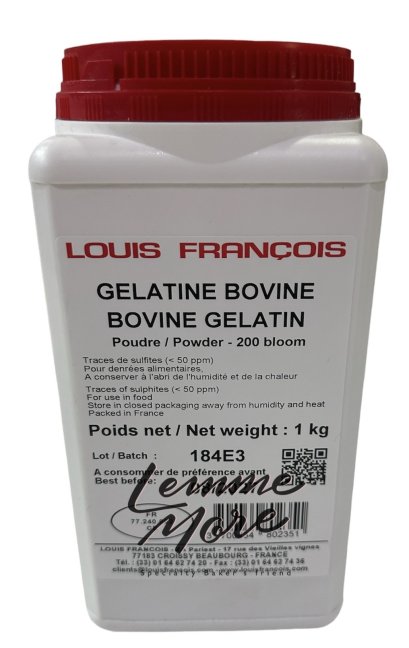 Louis François Gelatin Powder 200 Bloom : BOVINE = BEEF