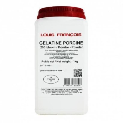 Louis François Gelatin Powder 200 Bloom : PORCINE = PORK