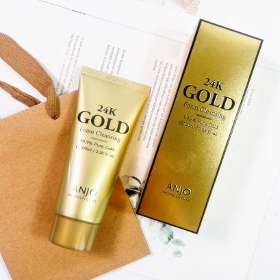ANJO 24K Gold Foam Cleansing 99.9% Pure Gold 100ml