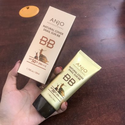 ANJO Professional Natural Cover Snail Sun BB SPF 50+ PA+++ 50ml