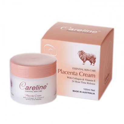 CARELINE PLACENTA CREAM WITH COLLAGEN &VITAMIN E 100ML