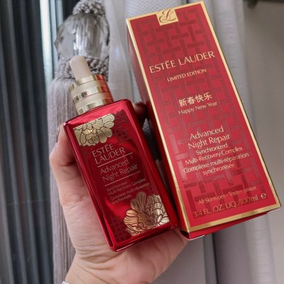 Estee Lauder ADVANCED NIGHT REPAIR LIMITED EDITION SYNCHRONIZED MULTI-RECOVERY COMPLEX 100ml (ขวดแดง)