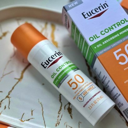 Eucerin Oil Control + Oil Absorbing Minerals Sunscreen Lotion SPF50 75ml