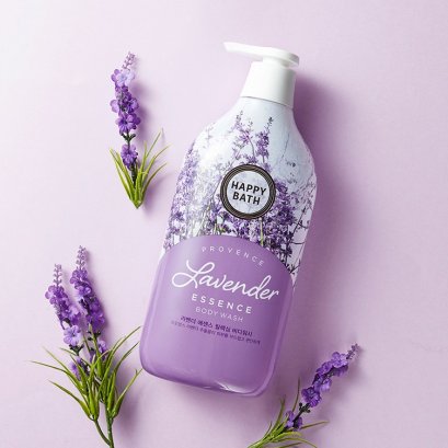 Happy Bath Lavender Essence Body Wash 900ml