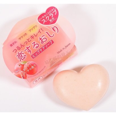 Pelican Hip Care Scrub Soap 80g ​(สบู่พีช)