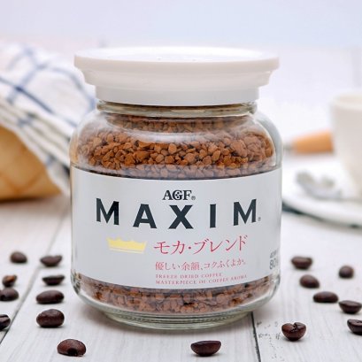 AGF maxim coffee mocha blend white 80g.