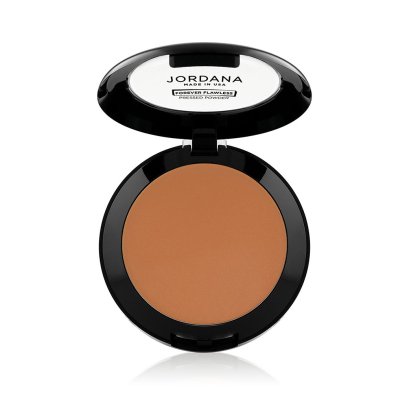 Jordana Forever Flawless Pressed Powder (ตลับดำ) #107 HONEY AMBER