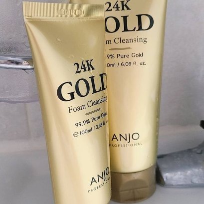 ANJO 24K Gold Foam Cleansing 99.9% Pure Gold 100ml