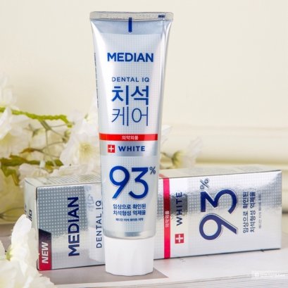 Median Dental IQ Tartar Care Toothpaste 93% #White (สีขาว)