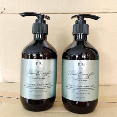 Plu Basil Eucalyptus Body Therapy Wash 500g