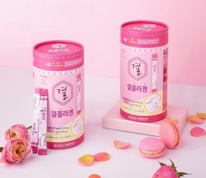 Lemona Gyeol Collagen คอลลาเจนเกาหลีกล่องชมพู (60 ซอง)