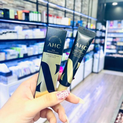 AHC Ten Revolution Real Eye Cream For Face 12ml หลอดดำ