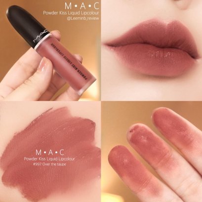 Mac Powder Kiss Liquid Lipcolour #997 Over the taupe