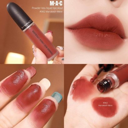Mac Powder Kiss Liquid Lipcolour #982 Marrakesh-mere
