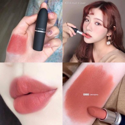 MAC POWDER KISS LIPSTICK #314 MULL IT OVER