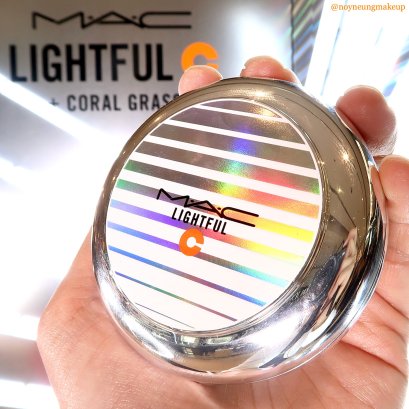 MAC Lightful C + Coral Grass SPF 50/PA++++ Quick Finish Cushion Compact #Extra Light
