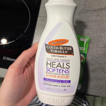 Palmer's Cocoa Butter Daily Skin Therapy Heals & Softens Lotion 400ml (สีม่วง) Fragrance Free