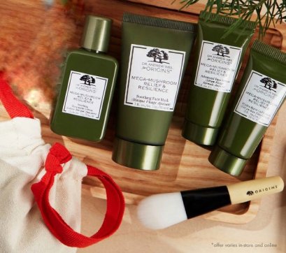 Origins Mega-mushroom 2020 Holiday Set 6 pcs กล่องแดง