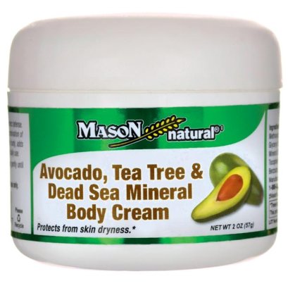 Mason Natural AVOCADO, TEA TREE & DEAD SEA MINERAL CREAM 57g.