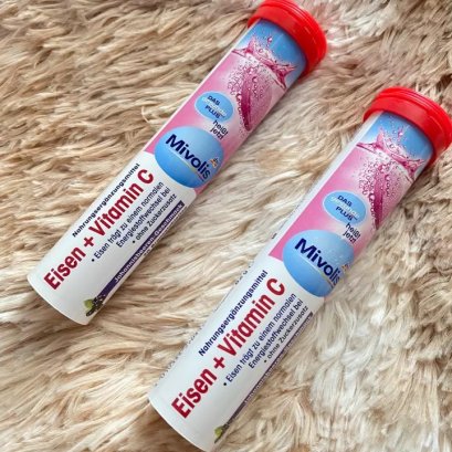 dm Mivolis วิตามิน เม็ดฟู่ Eisen + Vitamin C 20 เม็ด (ฝาแดง)