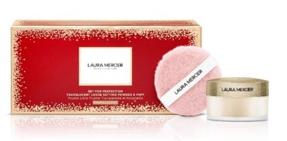Laura Mercier Set For Perfection Translucent Loose Setting Powder & Puff Translucent (Limited Edition)