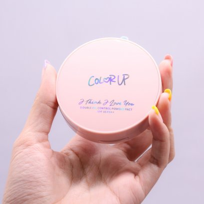 COLOR UP I THINK I LOVE YOU DOUBLE OIL CONTROL POWDER PACT SPF 30 PA++