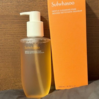 Sulwhasoo New Gentle Cleansing Foam 200ml (กล่องส้ม)