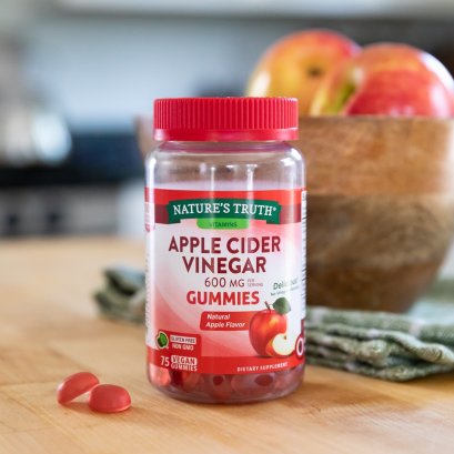 Nature's Truth Organic Apple Cider Vinegar 600 mg 75 Gummies