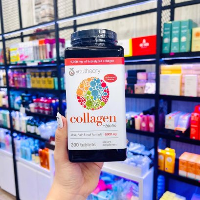 Youtheory Collagen + Biotin 390 tablets