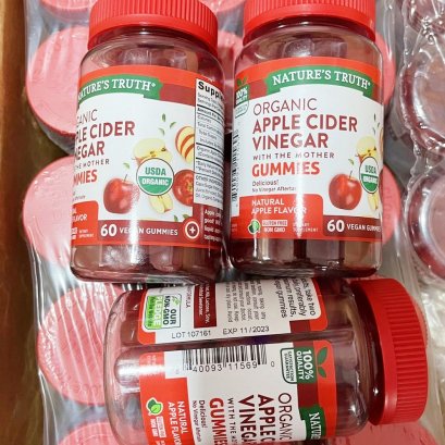 Nature's Truth Organic Apple Cider Vinegar 500 mg 60 Gummies