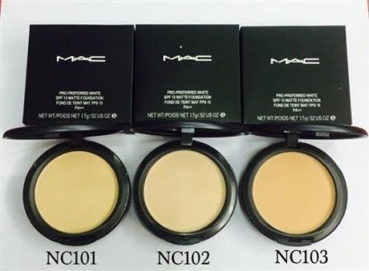 แป้ง MAC Pro-Preferred White Spf 15 Matte Foundation 