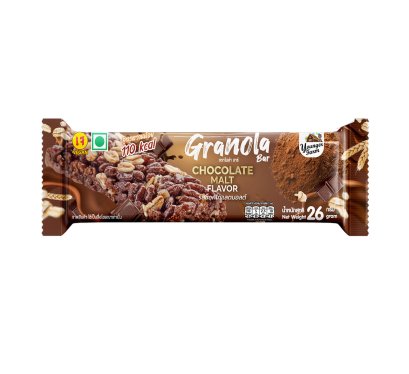 Granola Bar Chocolate Malt กราโนล่าบาร์ รสช็อกโกแลตมอลต์ 26 กรัม