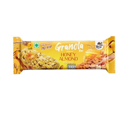 Granola Bar Honey Almond กราโนล่าบาร์ รสน้ำผึ้ง อัลมอลด์ 26 กรัม