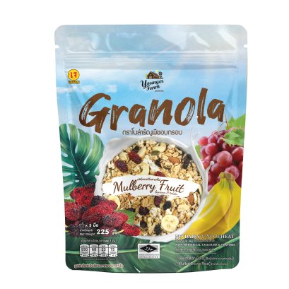 GRANOLA MULBERRY AND FRUIT กราโนล่า รสมัลเบอร์รี่และผลไม้