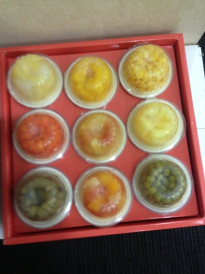 plastic cup fruits and vegetables