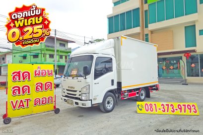 ‼️ดอกเบี้ยพิเศษ 25 สตางค์ต่อเดือน‼️สี่ล้อตู้ ISUZU NLR 104 แรง ปี 2563