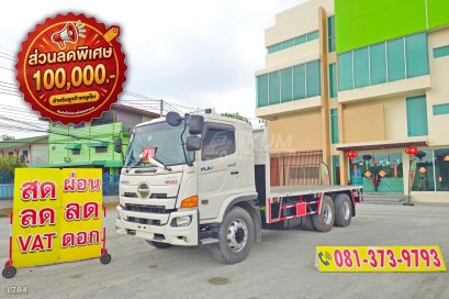 สิบล้อพื้นเรียบ HINO FL8J 260 แรง ปี 2560