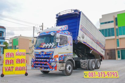 สิบล้อดั้มพ์ HINO FM1A 344 แรง ปี 2561