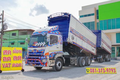 สิบล้อดั้มพ์ HINO FM1A 344 แรง ปี 2561 + หางดั้มพ์ อู่เดอะฟินิกซ์ ปี 2561