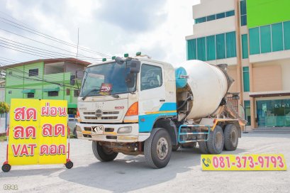 สิบล้อโม่ปูน HINO FM1A 330 แรง ปี 2555