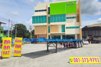 หางพื้นเรียบ  สามเพลา  อู่ WAFA  ปี 65 ราคาถูก